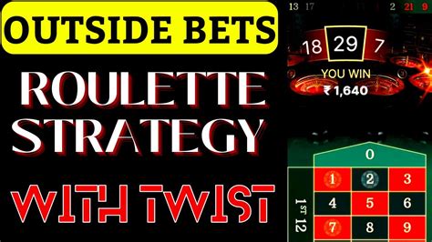 outside bets roulette strategy